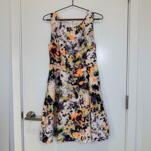 Maeve Multicolor Floral Midi Dress